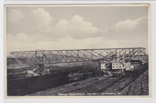 05950 Ak Abraum Förderbrücke Ilse Ost bei Senftenberg N.-L: 1938