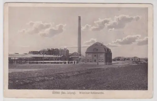 65498 Ak Borna (Bez.Leipzig) Witznitzer Kohlenwerke um 1930