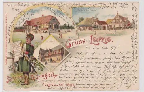 93420 AK Sächsisch-Thüringische Industrie- & Gewerbe Ausstellung Leipzig 1897