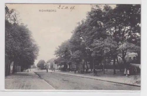 01206 Ak Rohrberg (Altmark) Straßenansicht 1907