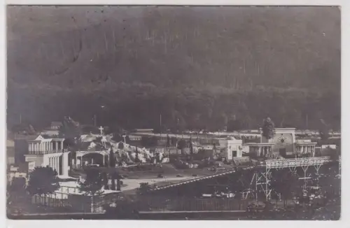 51462 Foto Ak Freiburg im Breisgau Ausstellung, Baustelle ? 1921