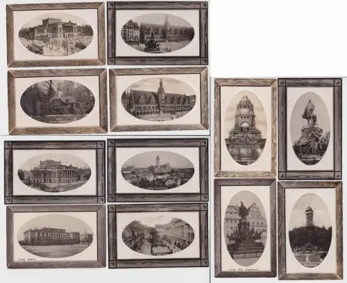 90148/12 Präge Rahmen Ak Leipzig Stadtansichten um 1910