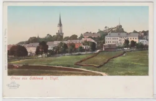 34749 Ak Gruss aus Schöneck im Vogtland um 1900