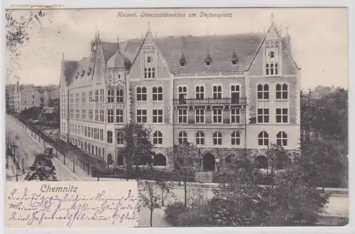 44186 AK Chemnitz - Kaiserl. Operpostdirektion am Stefansplatz 1903