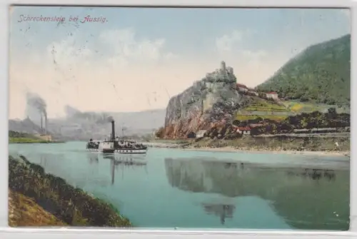 71138 Ak Schreckenstein bei Aussig an der Elbe 1909