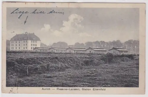 99226 Ak Aurich Reserve Lazarett Station Ellernfeld 1919