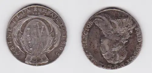 1 Taler Silber Münze Sachsen 1805 SGH vz (100941)
