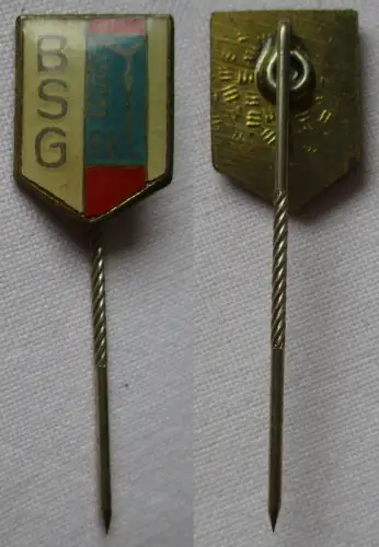 DDR Sport Anstecknadel Mitgliedsabzeichen BSG BKL Baukombinat Leipzig (143970)