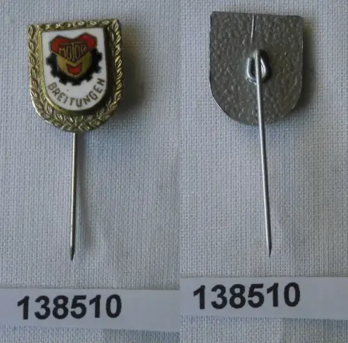 DDR Sport Anstecknadel Ehrennadel in Silber BSG Motor Breitungen (138510)