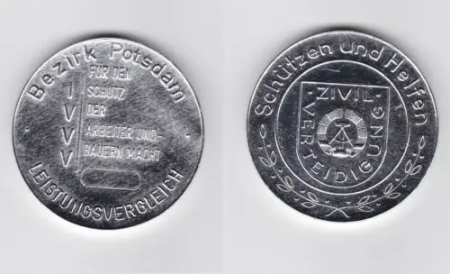 DDR Medaille Zivilverteidigung Bezirk Potsdam Leistungsvergleich (144420)