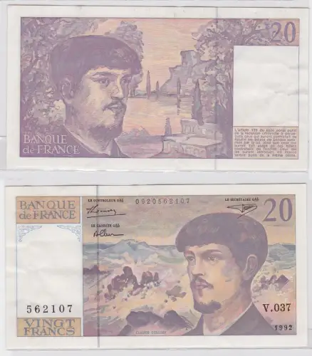 20 Franc Banknote Frankreich 1992 (122336)