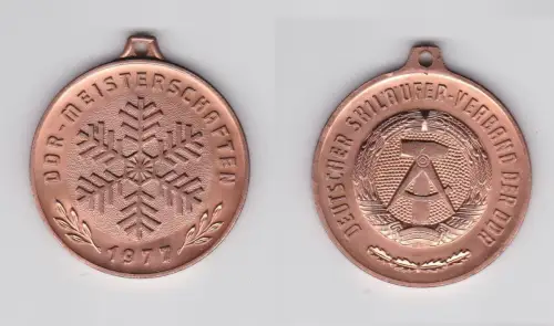seltene DDR Medaille DSLV Meisterschaften 1977 Stufe Bronze (119237)