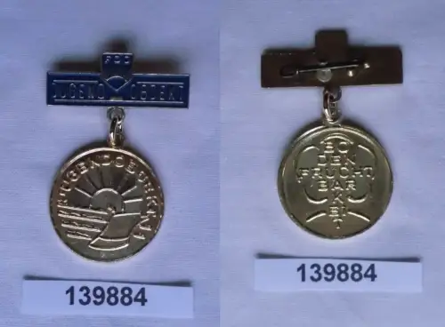 DDR FDJ Abzeichen Jugendobjekt Bodenfruchtbarkeit Bartel 1 Nr. 459 (139884)