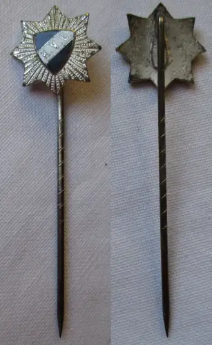 alte emaillierte Anstecknadel Stern unter Wappen K.V.G. um 1930 (126019)