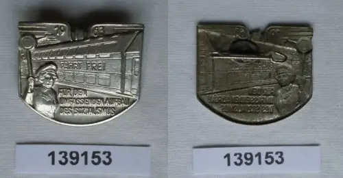 DDR Abzeichen Tag des deutschen Eisenbahners 1963 Bartel III Nr. 578 (139153)