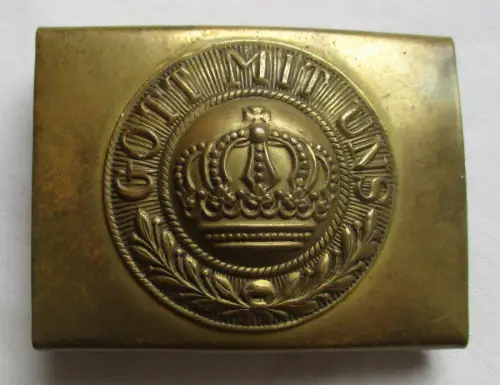 Koppelschloss Preußen Kaiserreich "Gott mit uns" (104228)