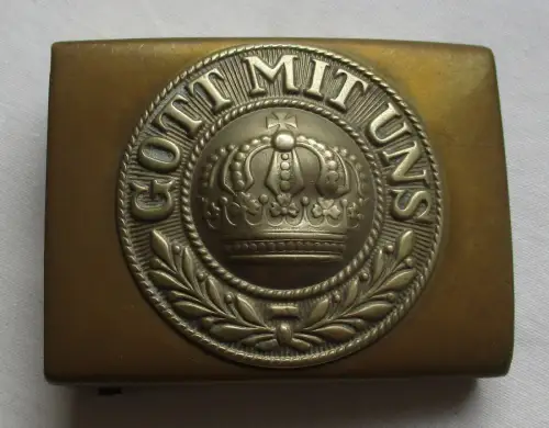 Koppelschloss Preußen Kaiserreich "Gott mit uns" (128228)