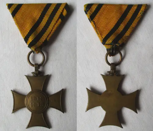 1WK Österreich Orden Erinnerungskreuz Mobilisierungskreuz 1912/1913 Band /171283