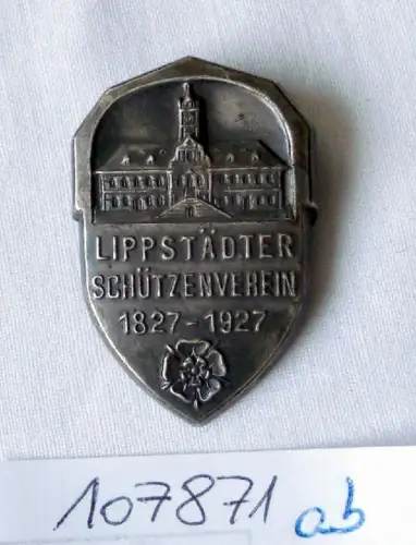 altes Abzeichen Lippstädter Schützenverein 1827-1927 (107871)