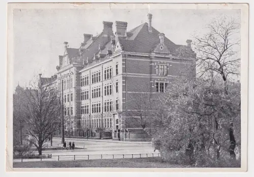 907562 Ak Leipzig Städtische Oberrealschule Herderschule Scharnhorststraße 15