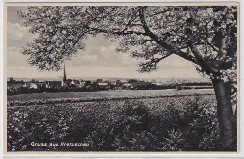 907616 Ak Gruss aus Kretzschau - Totalansicht