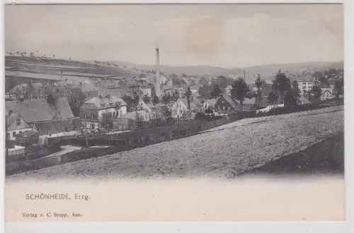 908025 Ak Schönheide im Erzgebirge - Panoramaansicht um 1915