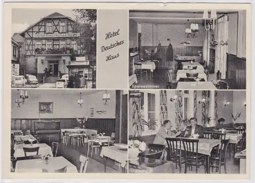 906751 Mehrbild Ak Hotel Deutsches Haus Bebra am Bahnhof - Bes. Hr. Opfer 1942