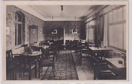 908549 Ak Schachen (Bodensee) - Café Spengler Innenansicht