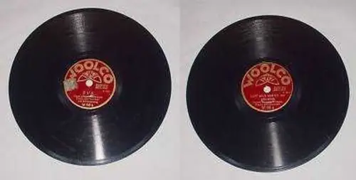 Schellackplatte Woolco W98 "Eva" Tango u.a.