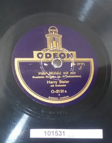 101563 Schellackplatte Telefunken "Deutschmeister Regimentsmarsch" u.a. um 1930