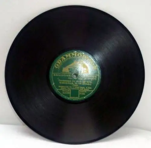 alte Schellackplatte Musikkorps 9. Inftr. Regt. 1928(d)