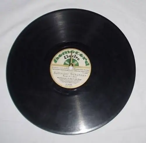 Schellackplatte Musikkorps I/ I. Bat. 9. Inf. Regt. 1928