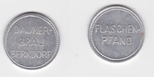 Flaschenpfand Biermarke Aluminium Dauner Bräu Berndorf (102178)
