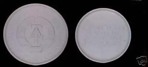 DDR Porzellan Medaille Staatliche Plankommisssion