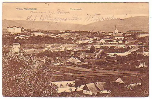 10183 Feldpost Ak Wall. Meseritsch Totalansicht 1915