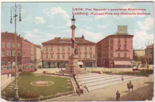 19319 Feldpost Ak Lemberg Maryacki Platz 1917