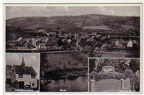 04171 Feldpost Ak Boos mit Kriegerdenkmal 1914-1918