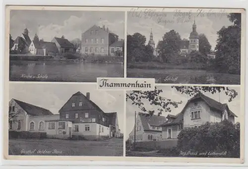 44707 Feldpost Ak Thammenhain Gasthof 1940