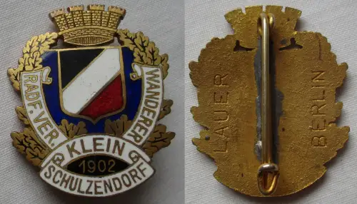 Abzeichen Radfahrer Vereinigung Wanderer Klein Schulzendorf 1902 (171326)