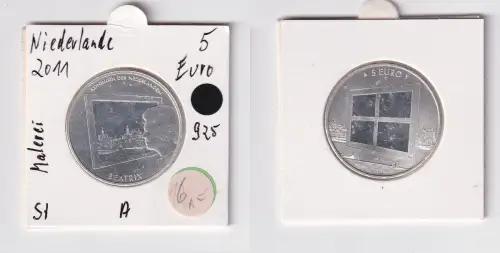 5 Euro Münzen Niederlande 2011 Niederländische Malerei (165706)