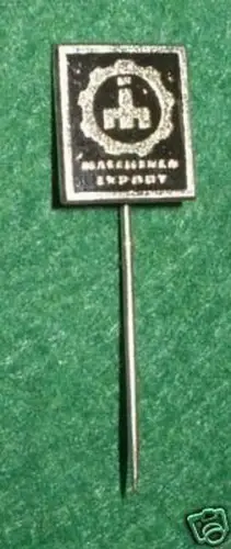 DDR Firmen Anstecknadel Maschinen Export