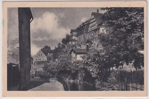 17483 Ak Plauen im Vogtland - An der Rahme, Flusspartie 1957