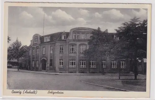 23521 Ak Coswig (Anhalt) - Partie am Ledigenheim um 1910
