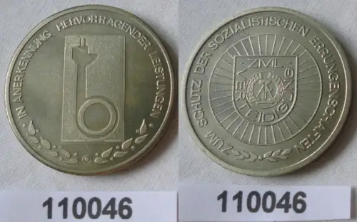 DDR Medaille In Anerkennung hervorragender Leistungen Zivilverteidigung (110046)