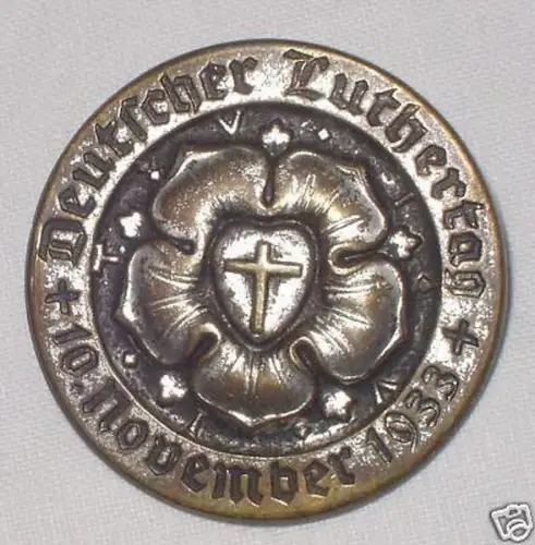 alte Abzeichen Deutscher Luthertag 10. November 1933