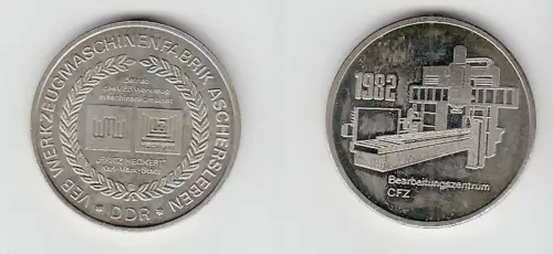 DDR Medaille VEB Werkzeugmaschinenfabrik Aschersleben (110936)