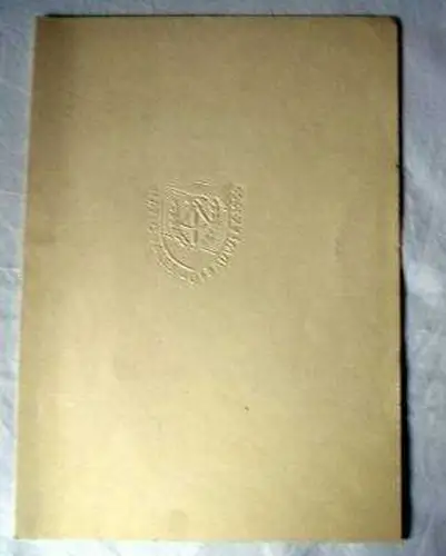 DDR Urkunde zur Aufbaunadel in Bronze 1959
