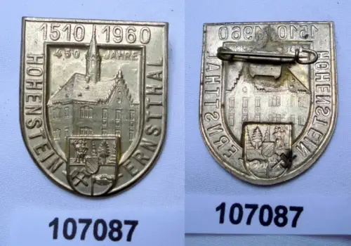seltenes DDR Abzeichen 450 Jahre Hohenstein Ernstthal 1510-1960