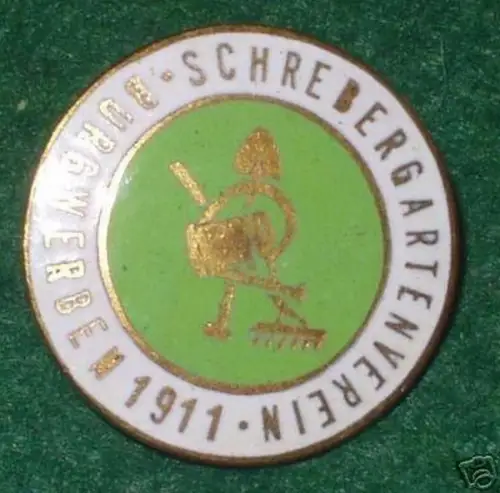 rares Abzeichen Schrebergartenverein Burgwerben 1911
