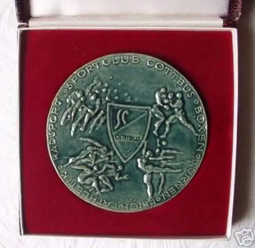 DDR Keramik-Medaille Sportclub Cottbus